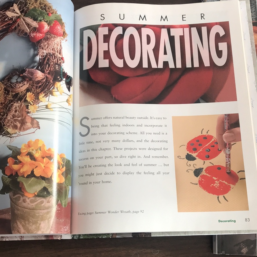Set of 3 Creative Home Arts Club Seasons in the Home Books - Picture 4 of 13